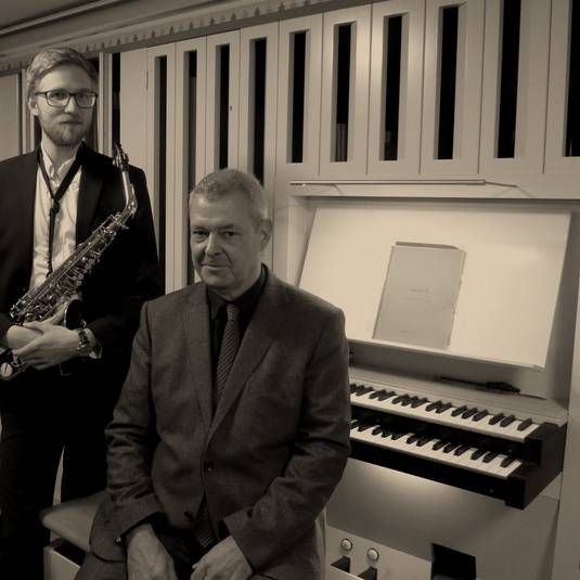 Fynn Großmann und Prof. Dr. Bernd Scherers . ©Haesun Lee